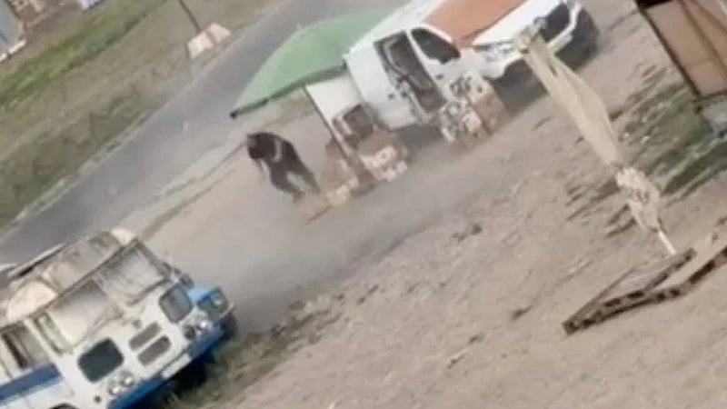 Ukraine accuses Russia of war crime after video shows drone attacking market vendor