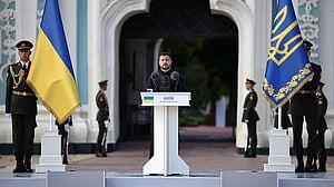 Ukraine wants peace but won't give in, Zelensky says on Independence Day