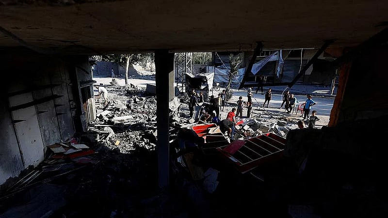 Israeli strikes kill Palestinians attending Gaza funeral for earlier strike victim