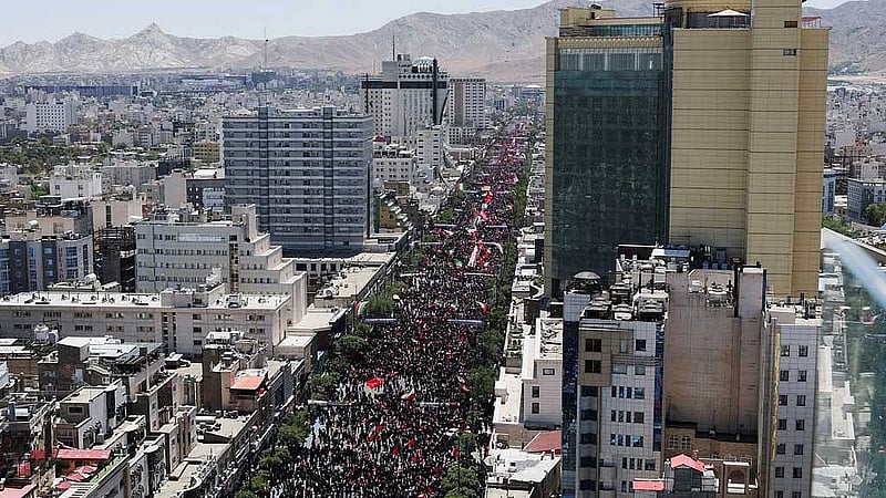 Ayatollah Khamenei's coffin leaves Karbala for burial in Iran's Mashhad