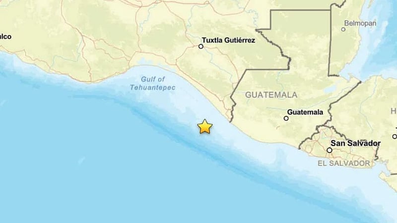 Strong quake off Mexican coast rattles Guatemala and El Salvador, but leaves no damage