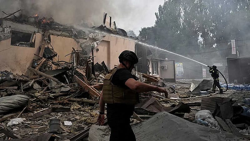 Russia says Ukraine killed 11 in tourist camp; Ukraine strikes Russian refinery