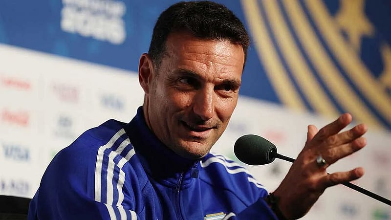 Argentina are best with their backs to the wall, says coach Scaloni