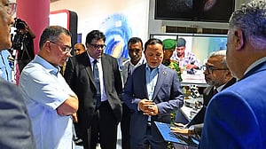 Tarique Rahman visits Daffodil pavilion, reviews Bangladesh's AI and semiconductor innovations
