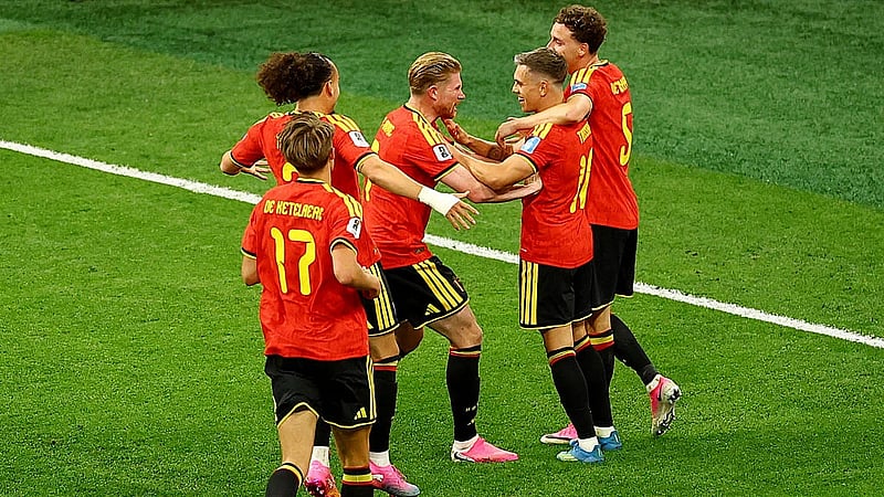 Belgium beat New Zealand 5-1 to advance to World Cup knockout stage