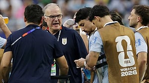 Uruguay coach Bielsa flummoxed by tally of two points rather than six