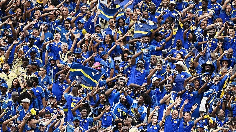 Curacao fans take heavy defeat in their stride as World Cup delight undimmed