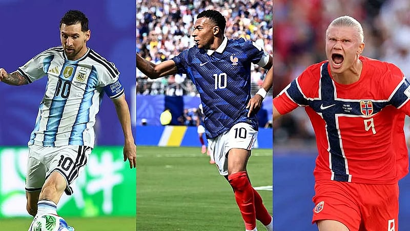 Goal machines Messi, Haaland and Mbappe give their teams perfect starts