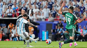 Messi hat-trick equals goalscoring record as Argentina beat Algeria