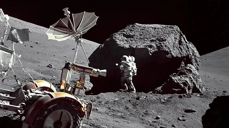 Moon dust may hold microscopic traces of ancient alien technology, study suggests