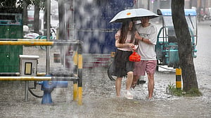 Typhoon Saudel brings torrential rain, flooding to China's coastal areas
