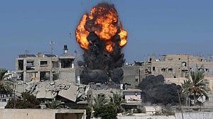 Israeli strike kills parents and two children in Gaza, medics say