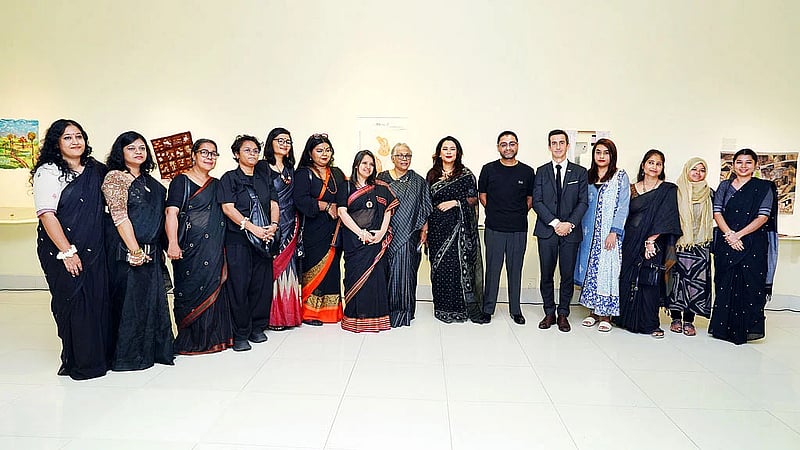 Group art exhibition ‘Untold Story’ opens at Alliance Française de Dhaka
