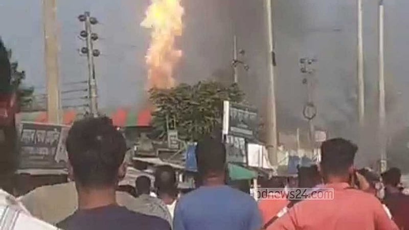 Mymensingh filling station fire kills one, injures six
