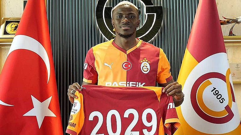 Galatasaray break Turkish transfer record to sign Osimhen from Napoli