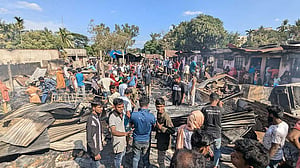Fire destroys 50 homes in Chattogram slum