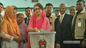 Voting to go ahead in seats Khaleda Zia was contesting: EC