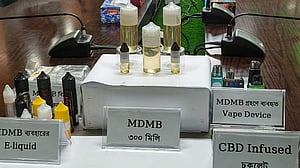 Bangladesh narcotics agency seizes first "MDMB" synthetic drug haul