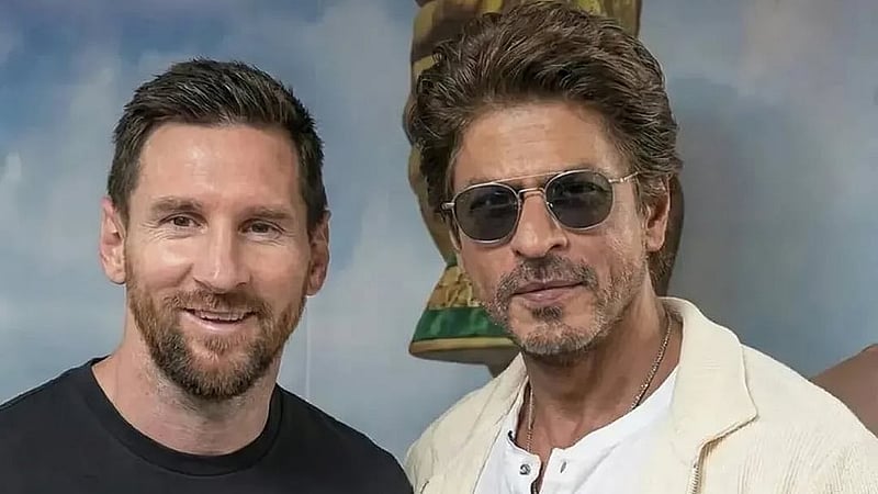 The ‘GOAT’ meets the King: Messi, Shah Rukh and little Abram light up Kolkata