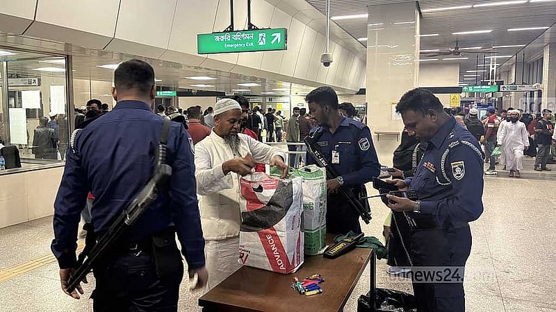 Heightened security imposed at Dhaka metro stations amid nationwide tensions