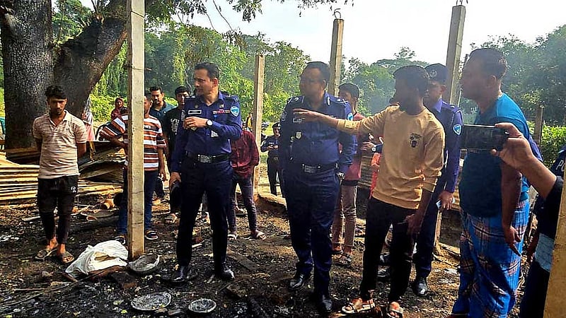 Police offer reward for tips on arson attack on Hindu man’s house locked from outside