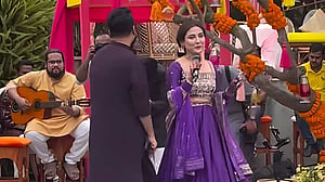 Leaked photos from Mehazabein and Rajeev's 'Gaye Holud' ceremony surface online