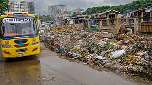 Garbage piles up in Mirpur, stinking up the area