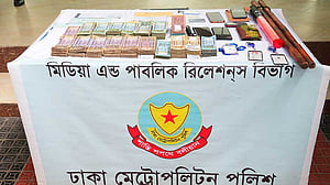 Five, including law enforcing officers, arrested over Tk 10.81mn robbery, says police