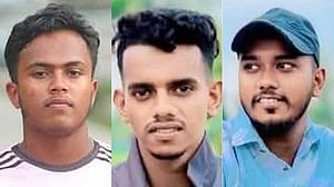 3 friends had set off on a motorbike to buy sports gear. A bus cut their lives short