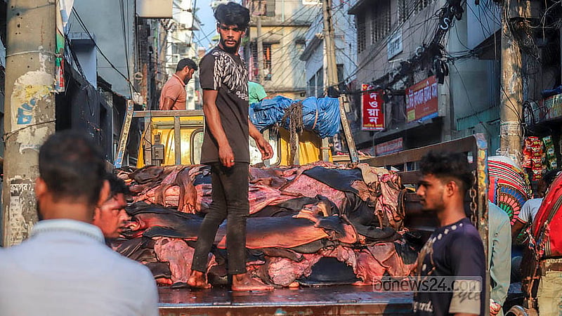 Seasonal rawhide traders in despair despite day-long toil