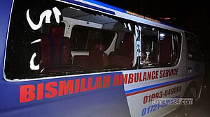 9 injured as robbers ambush ambulance carrying dead body in Brahmanbaria
