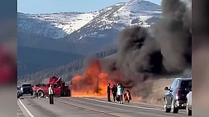 7 killed in highway crash near Yellowstone