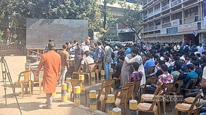 Hasina verdict being shown on big screen at DU’s TSC