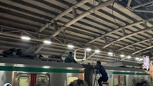 Boy who climbed onto metro train roof ‘panicked after being spotted between carriages’