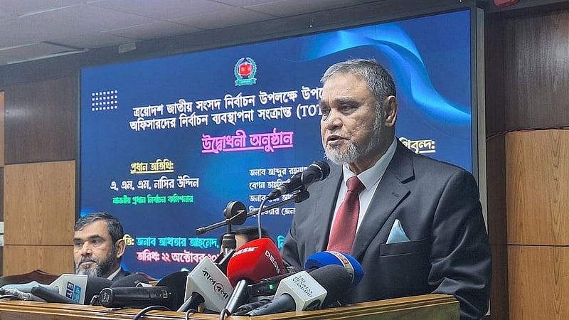 EC will not 'succumb to any pressure', CEC Nasir Uddin says