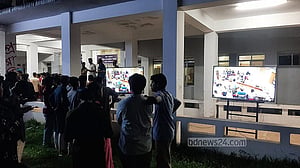 CUCSU polls: Chhatra Dal, Shibir face off near arts building over LED screen incident