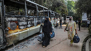 Daffodil, City University students clash overnight in Savar leaving trail of arson and wreckage