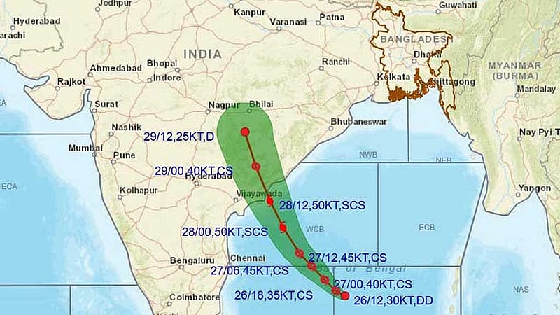 Cyclone Montha forms in Bay of Bengal, seaports to raise warning signal