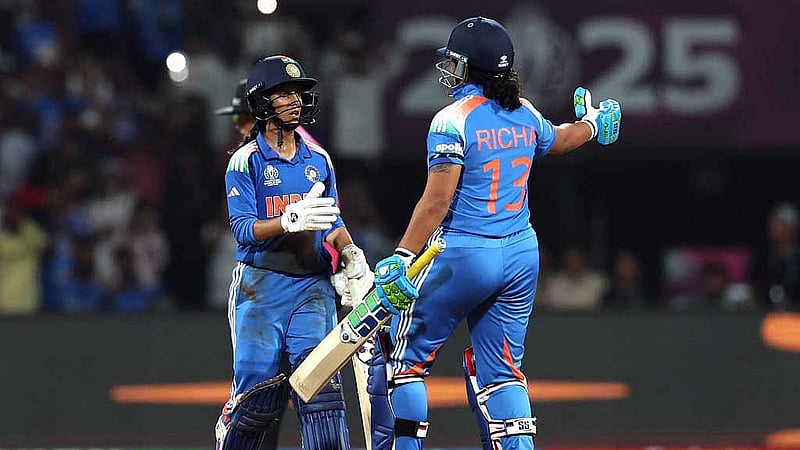 Rodrigues-powered India women stun Australia to reach World Cup final