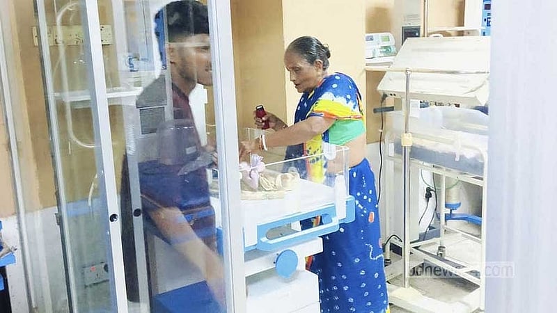 Newborn rescued from drain in Khagrachhari