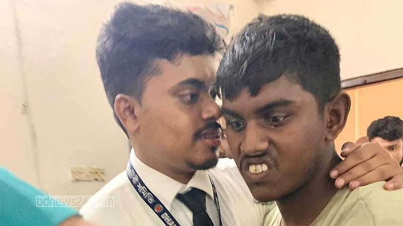 Speech-impaired Sayeed reunites with mother after nine days in custody