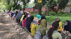 BAU students block railway for second day to push for six demands