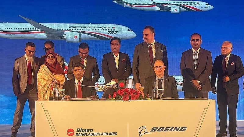 Biman seals Boeing deal to buy 14 aircraft, including Dreamliners, 737 MAX jets