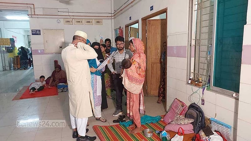 26 more children hospitalised with measles symptoms In Mymensingh