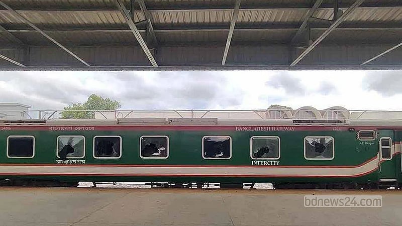 Trains keep getting pelted with stones, yet no one has been caught