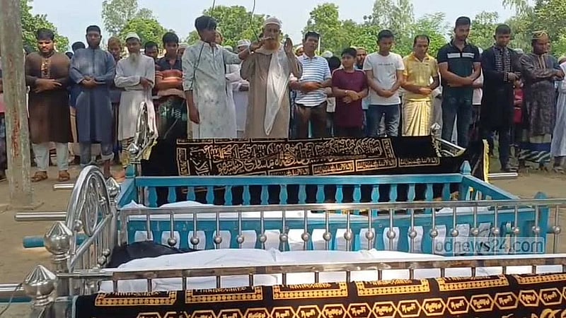 Saudi Arabia factory fire: 7 expatriate victims laid to rest in Naogaon’s Atrai