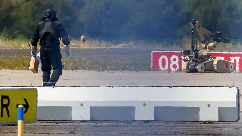 Germany opens terrorism probe after explosive drone found at air cargo hub