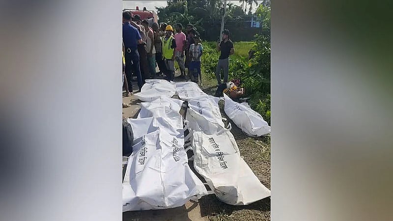 Nine, including child, killed in head-on bus collision in Sylhet's Osmani Nagar