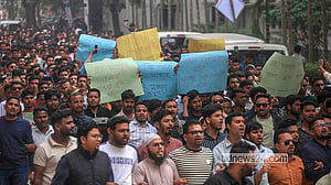 DU students protest Jamaat chief’s ‘misogynistic’ comments