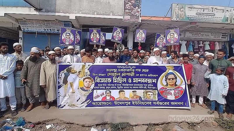 Family allege murder over loan interest as man found hanging in Madaripur